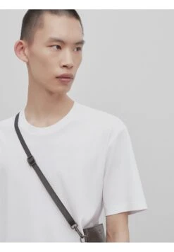 Massimo Dutti Studio -Short Sleeve - Basic T-Shirt - White