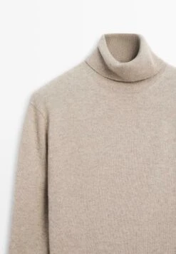 Massimo Dutti HIGH NECK - Jumper - Light Brown -Massimo Dutti Shop b17aca4a026d4d9ab58c0f69b0eece1f