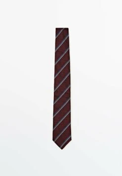Massimo Dutti Blend Striped - Tie - Bordeaux 15 Massimo Dutti Blend Striped - Tie - Bordeaux -Massimo Dutti Shop b1a6b123606c4a61a382fba98034a7ea