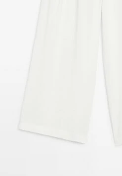 Massimo Dutti DARTED PALAZZO - Trousers - White 16 Massimo Dutti DARTED PALAZZO - Trousers - White -Massimo Dutti Shop b1ab9e1082944d148d7b5ac9d5f2c162