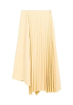 Massimo Dutti MIDI WITH PLANK DETAIL - A-line Skirt - Light Yellow -Massimo Dutti Shop b1bbd99a65d5426da170852c226468c3