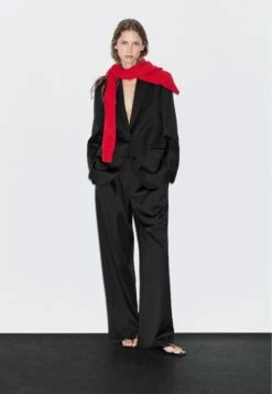 Massimo Dutti DARTED - Trousers - Black -Massimo Dutti Shop b23d705fc0694f06a9469ce8249e9d9d