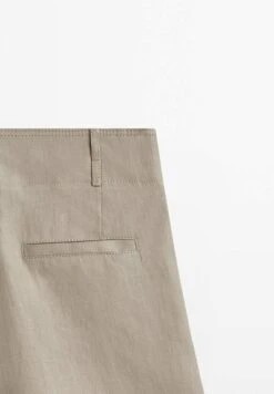 Massimo Dutti Bermuda With Seams - Shorts - Brown -Massimo Dutti Shop b250d7159fcd42feb3711ddce59f8a65