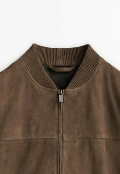 Massimo Dutti Leather Jacket - Brown -Massimo Dutti Shop b2563736275546f5a13b84eebaf13f86