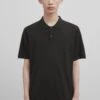 Massimo Dutti Studio - Blend - Polo Shirt - Black -Massimo Dutti Shop b2a9e5ac868d416fb4f64c755c1b0d65