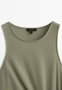 Massimo Dutti Midi With Knot Detail - Day Dress -Massimo Dutti Shop b2edc15f2f0a47b3b5a03d8b916e4c96