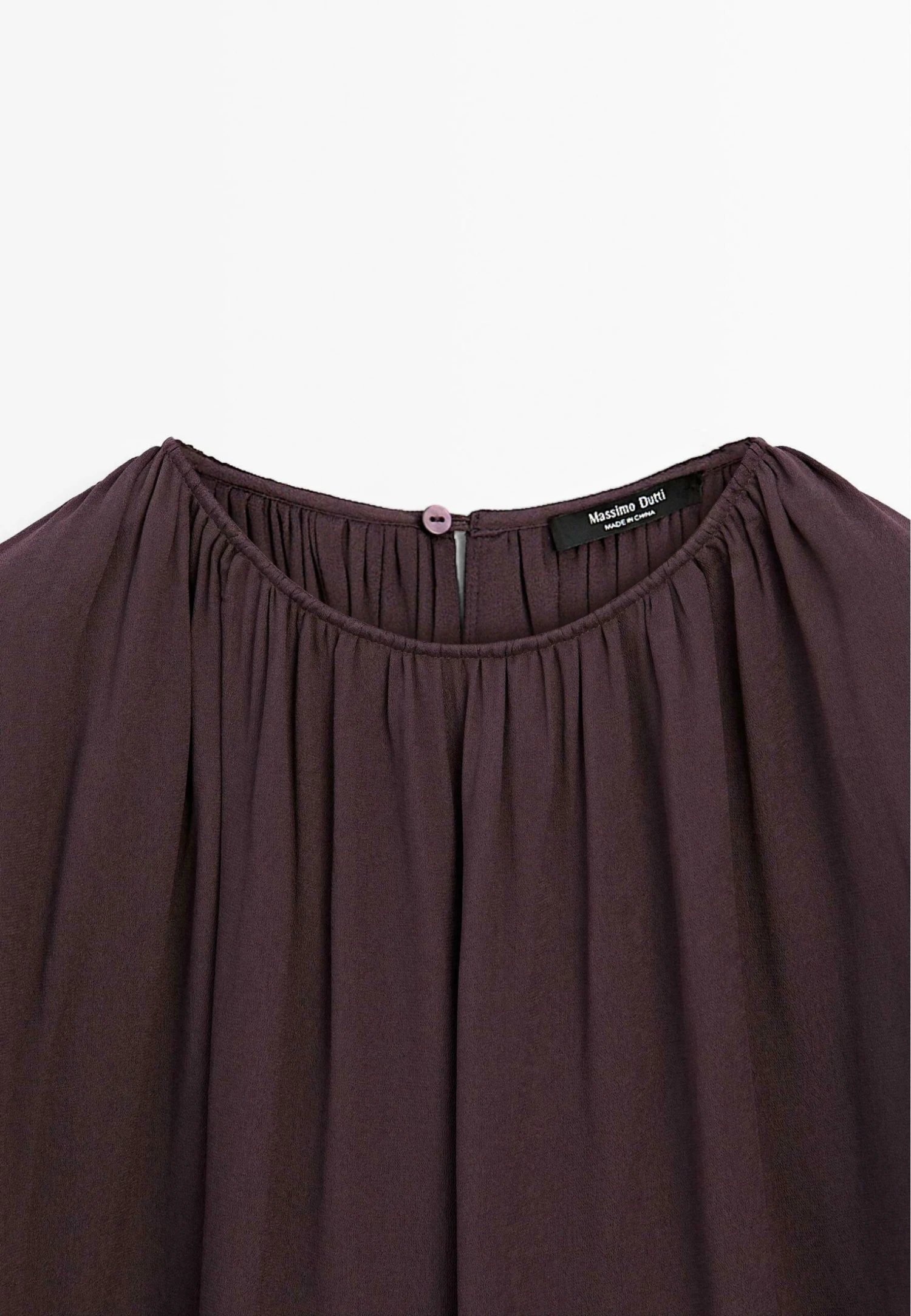 Massimo Dutti SHORT DOUBLE-LAYER CAPE - Blouse - Mottled Lilac 10 Massimo Dutti SHORT DOUBLE-LAYER CAPE - Blouse - Mottled Lilac - Image 8