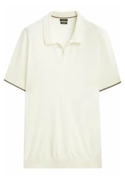 Massimo Dutti Contrast Short Sleeve- Polo Shirt - Beige -Massimo Dutti Shop b310830232ec4ad0a032b0db4893c25a