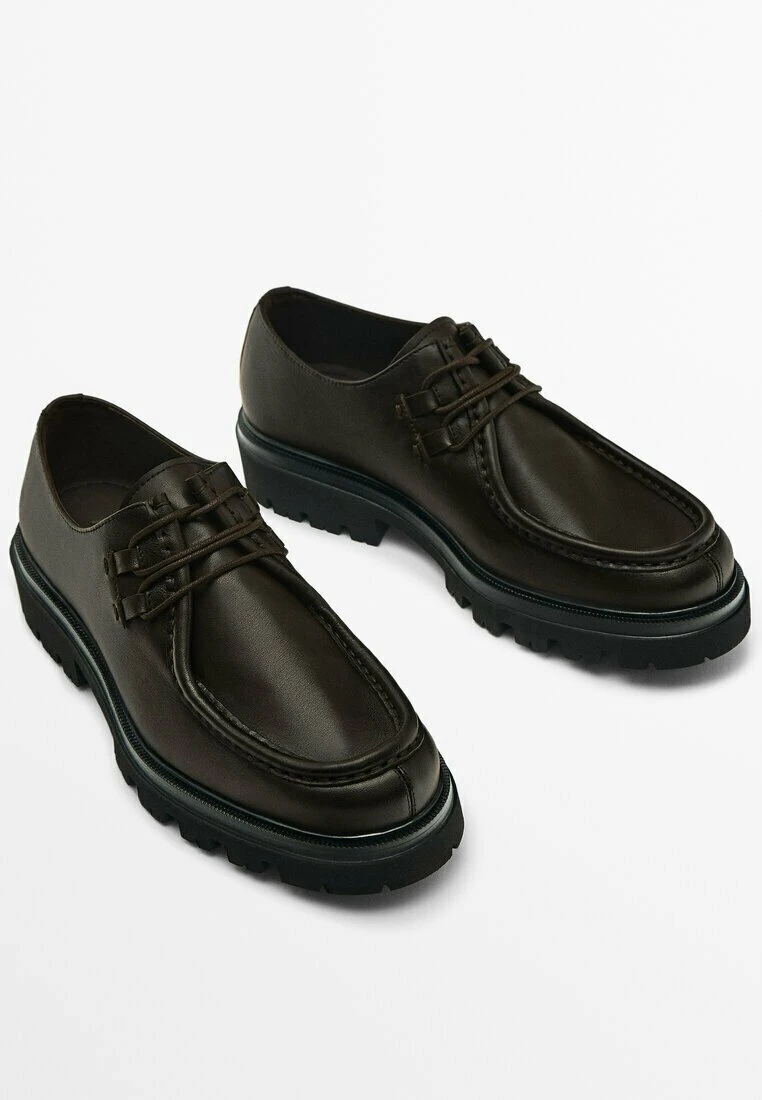 Massimo Dutti Moc Toe- Lace-Ups - Brown 4 Massimo Dutti Moc Toe- Lace-Ups - Brown - Image 2