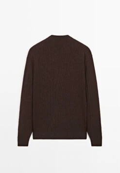 Massimo Dutti CABLE-KNIT CREW NECK - Jumper - Bordeaux -Massimo Dutti Shop b37cd4740eef40bf98e57c0181989896