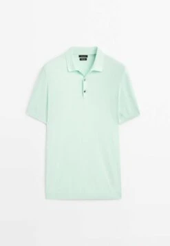 Massimo Dutti Short Sleeve - Polo Shirt - Turquoise 21 Massimo Dutti Short Sleeve - Polo Shirt - Turquoise -Massimo Dutti Shop b389aacadd434a0488f5f6e5c6c1ffac