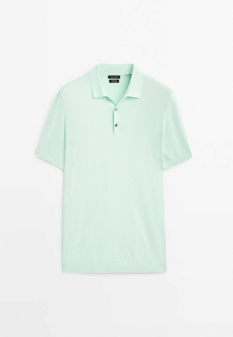 Massimo Dutti Short Sleeve - Polo Shirt - Turquoise 12 Massimo Dutti Short Sleeve - Polo Shirt - Turquoise - Image 10