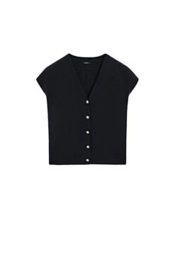 Massimo Dutti V-NECK WITH GOLDEN BUTTONS - Waistcoat - Dark Blue 18 Massimo Dutti V-NECK WITH GOLDEN BUTTONS - Waistcoat - Dark Blue -Massimo Dutti Shop b395a41cda37483dbfed50f37845a9a9