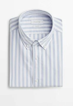Massimo Dutti Soft Wash Regular Fit Striped Oxford - Shirt - Blue 23 Massimo Dutti Soft Wash Regular Fit Striped Oxford - Shirt - Blue -Massimo Dutti Shop b39732a9a23b4d69beaabd3052fc9f9f