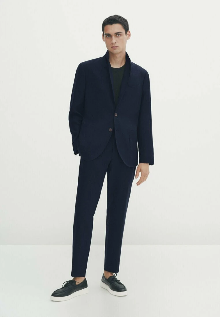 Massimo Dutti Blazer Jacket - Blue Denim 4 Massimo Dutti Blazer Jacket - Blue Denim - Image 2