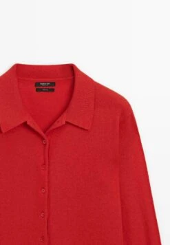 Massimo Dutti Cardigan - Red -Massimo Dutti Shop b3da7b9985de46f1b6825f59675a5a43