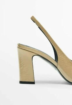 Massimo Dutti Heeled Slingback - Classic Heels -Massimo Dutti Shop b40d35cc08f84162bcfe6ae3f5952a75