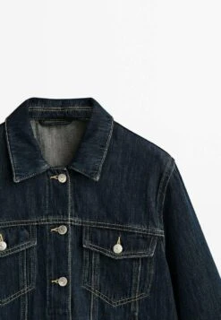 Massimo Dutti Trucker- Denim Jacket - Blue Black Denim -Massimo Dutti Shop b44c2a7d82cf4f89b0e4b71894e909d5