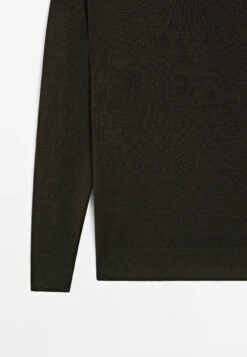 Massimo Dutti OVERSIZE CREW NECK - Jumper - Dark Brown -Massimo Dutti Shop b487bde38f9d433ea1f05602d651f55d