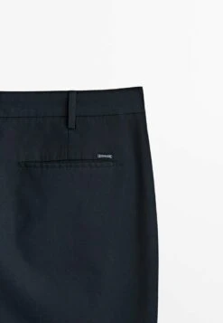 Massimo Dutti False Plain Dyed- Chinos - Dark Blue -Massimo Dutti Shop b4b1fc4c9e2448109066e1c819e9d744