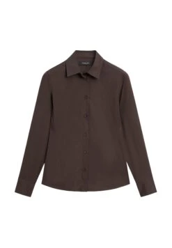 Massimo Dutti STRETCH FITTED LONG SLEEVE - Button-down Blouse - Dark Green -Massimo Dutti Shop b4f104168ef34cc28d81e2113ac70f51 1