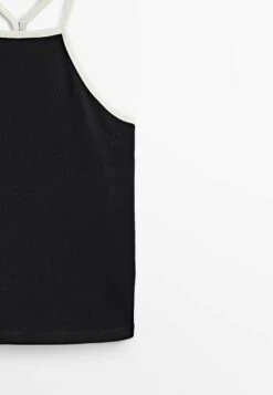Massimo Dutti With Contrast Straps - Top -Massimo Dutti Shop b52c0eb68b3f498a9ad17078cdd45ec8
