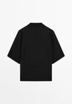 Massimo Dutti FLOWING CAPE-STYLE POLO NECK - Polo Shirt - Black -Massimo Dutti Shop b54ab390e95f4261aed9905bf017e8f0