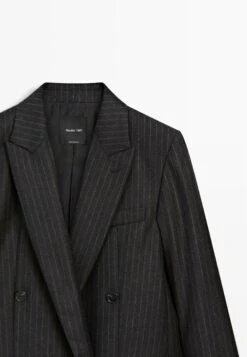 Massimo Dutti PINSTRIPED - Blazer - Grey -Massimo Dutti Shop b585b0bee0d84c04b54cf9103c3bf2bf
