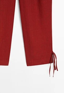 Massimo Dutti SAROUEL WITH TIE - Trousers - Red -Massimo Dutti Shop b5bc04f363c44d8cbf0bfdd0fbcf4f24