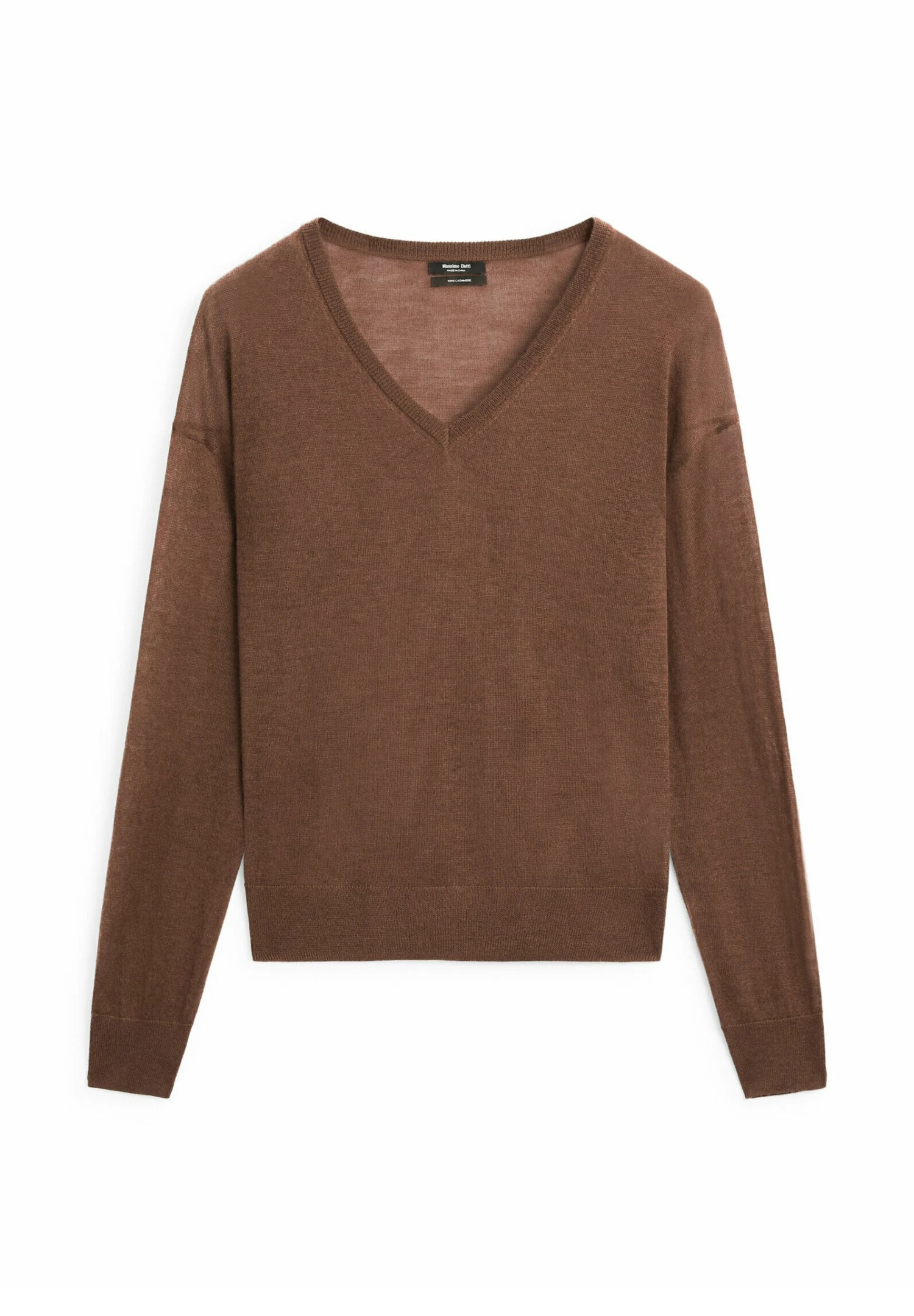 Massimo Dutti FINE SEMI-SHEER WITH V-NECK - Jumper - Grey 12 Massimo Dutti FINE SEMI-SHEER WITH V-NECK - Jumper - Grey - Image 10