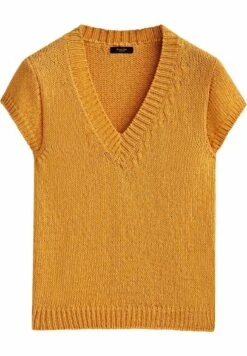 Massimo Dutti V-Neck With Short Sleeves - Basic T-Shirt - Orange -Massimo Dutti Shop b5f96b949501428a89ab336eef288ed1