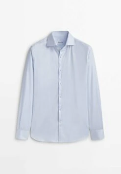 Massimo Dutti Easy Iron - Formal Shirt - Light Blue 19 Massimo Dutti Easy Iron - Formal Shirt - Light Blue -Massimo Dutti Shop b5ff6a97457b421393c1e675a130f056