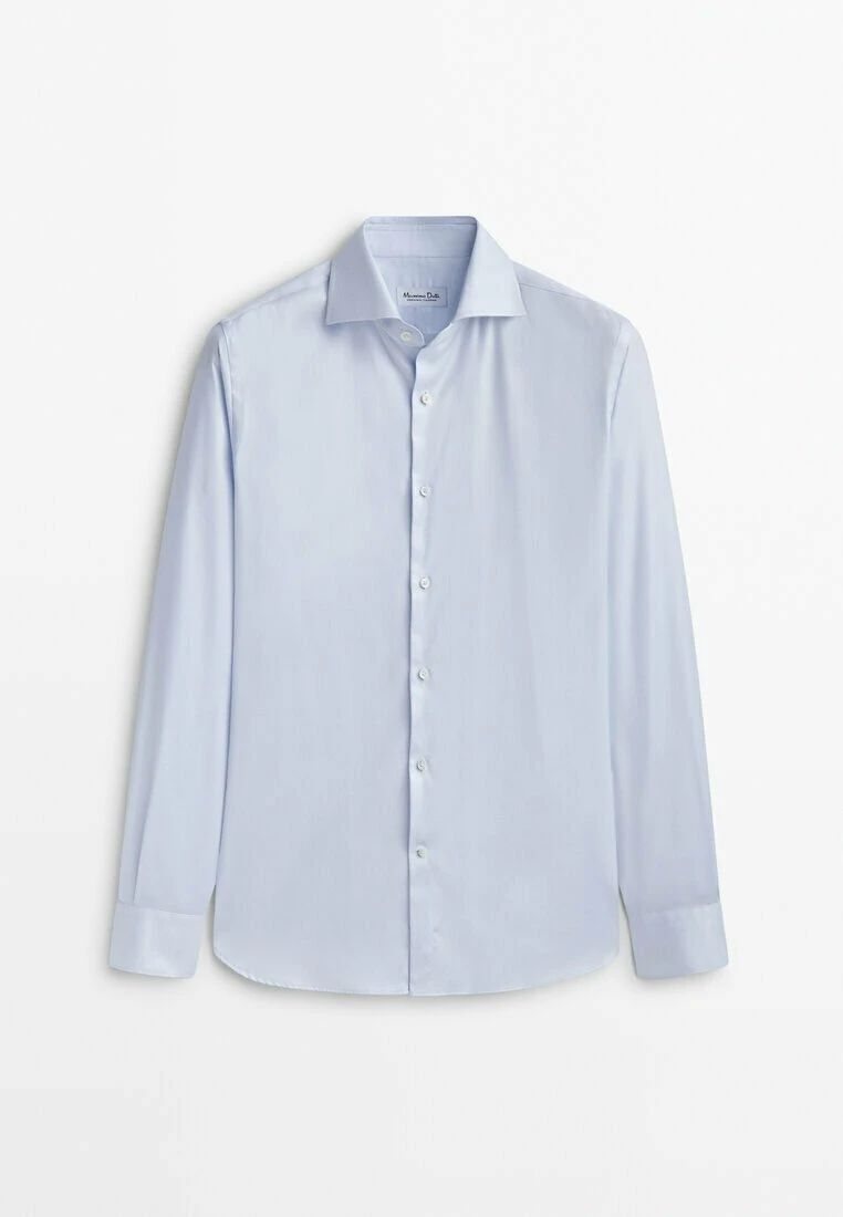 Massimo Dutti Easy Iron - Formal Shirt - Light Blue 11 Massimo Dutti Easy Iron - Formal Shirt - Light Blue - Image 9