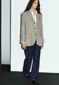 Massimo Dutti HOUNDSTOOTH WITH FLAP POCKETS - Blazer - Beige -Massimo Dutti Shop b60e23f86ee24cf5b7c7b07bd72f6ea1