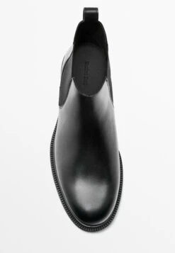 Massimo Dutti WITH ELASTIC GORES - Classic Ankle Boots - Black -Massimo Dutti Shop b640f429a3184806b1c953a19a264cbb