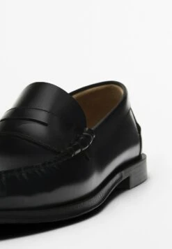 Massimo Dutti WITH PENNY STRAP - Slip-ons - Black -Massimo Dutti Shop b660383125ed4bf083542effd7cc742b