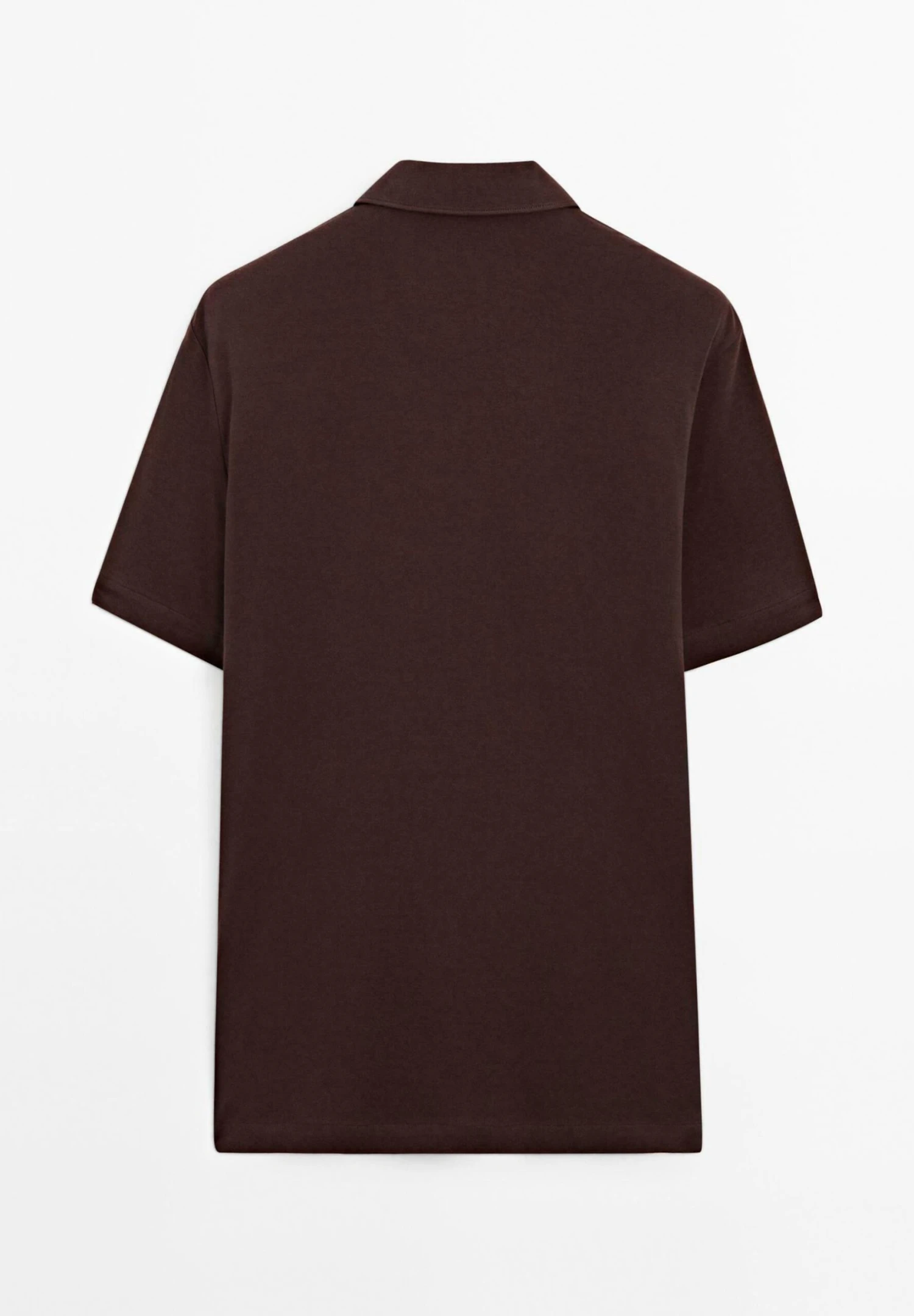 Massimo Dutti SHORT SLEEVE POLO NECK - Polo Shirt - Bordeaux 8 Massimo Dutti SHORT SLEEVE POLO NECK - Polo Shirt - Bordeaux - Image 6
