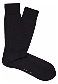 Massimo Dutti Scottish Yarn- Socks - Dark Blue