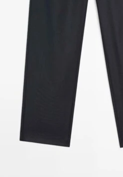 Massimo Dutti DART WITH ELASTIC WAISTBAND - Trousers - Dark Blue -Massimo Dutti Shop b6b8f6b43e8a4c738bd3aaf3dcb01306