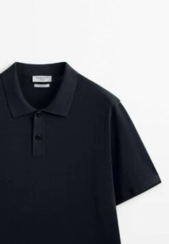 Massimo Dutti Studio - Blend - Polo Shirt - Blue/Black Denim 19 Massimo Dutti Studio - Blend - Polo Shirt - Blue/Black Denim -Massimo Dutti Shop b6c8de8fcd3649b1b454b4e75b24e7a2