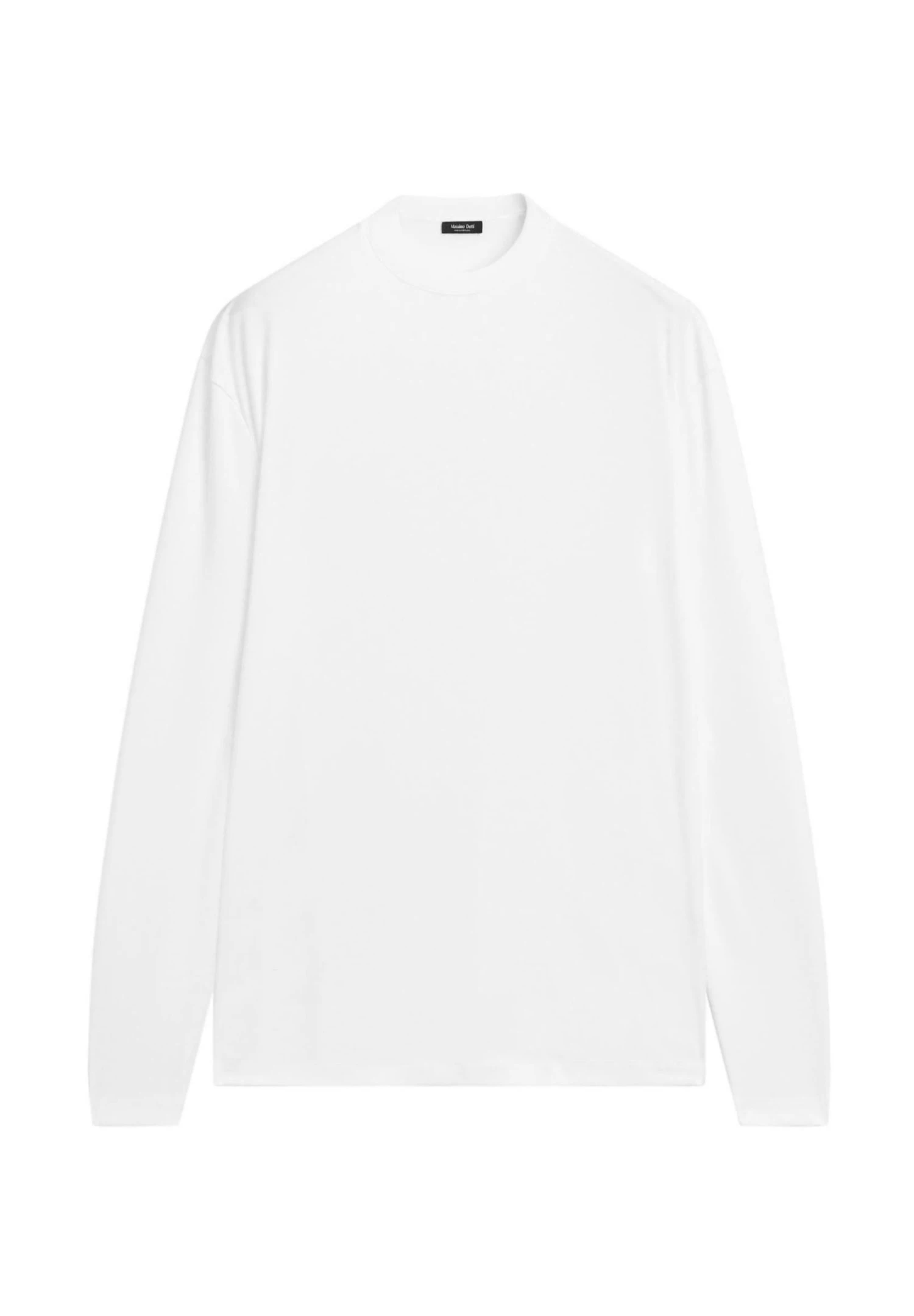 Massimo Dutti LONG SLEEVE MEDIUM WEIGHT - Long Sleeved Top - White 7 Massimo Dutti LONG SLEEVE MEDIUM WEIGHT - Long Sleeved Top - White - Image 5