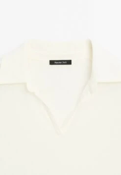 Massimo Dutti JOHNNY COLLAR WITH SHORT SLEEVE - Polo Shirt - WHITE -Massimo Dutti Shop b6efcca7e9fe42fc83433396cc5cb919