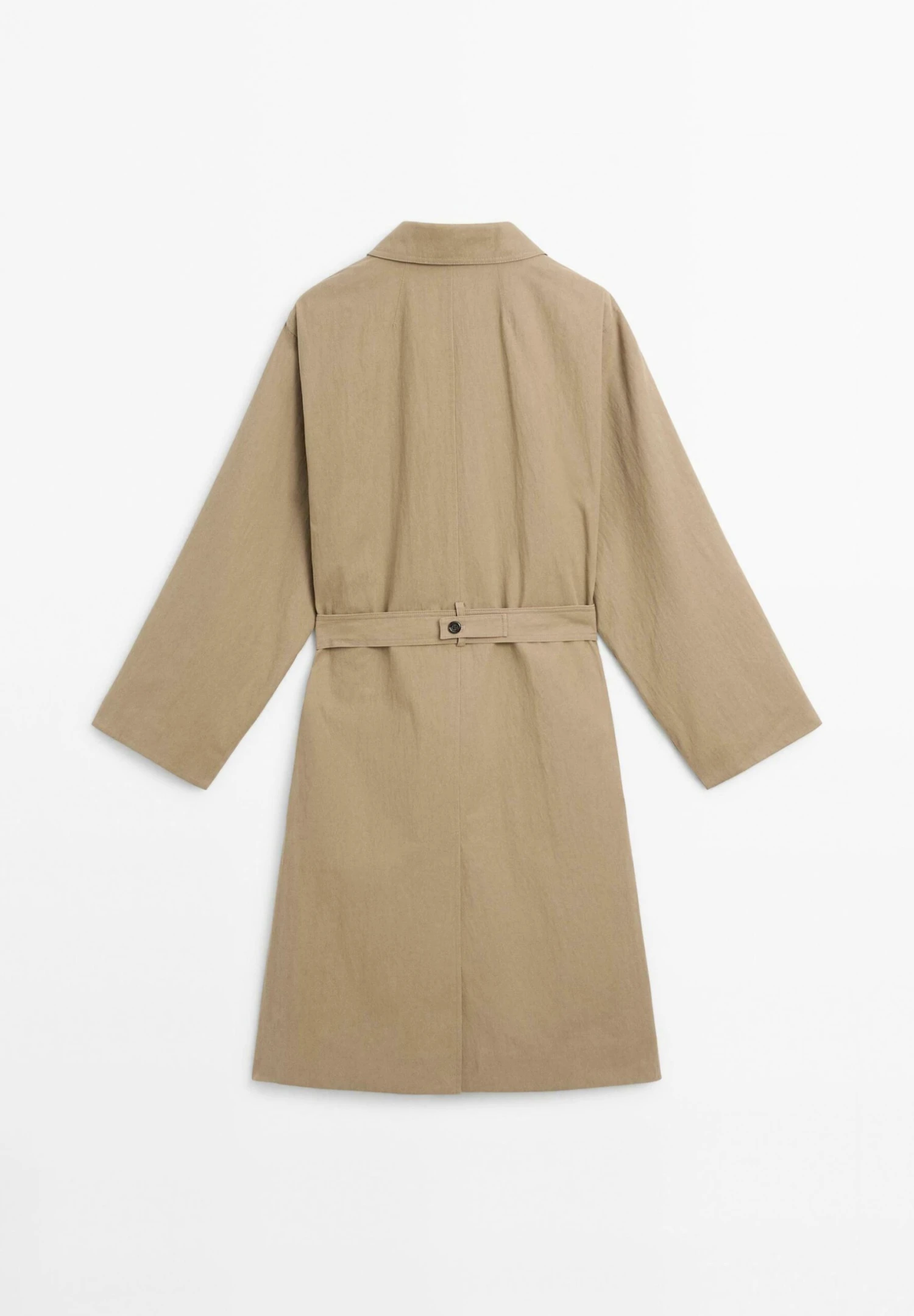 Massimo Dutti LONG RAGLAN SLEEVE WITH BUTTONS - Trenchcoat - Camel 9 Massimo Dutti LONG RAGLAN SLEEVE WITH BUTTONS - Trenchcoat - Camel - Image 7
