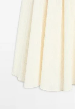 Massimo Dutti STRIPE PRINT FLARED MIDI - A-line Skirt - Mottled Beige -Massimo Dutti Shop b72c13f2f57f444a868e6f195f41e83c