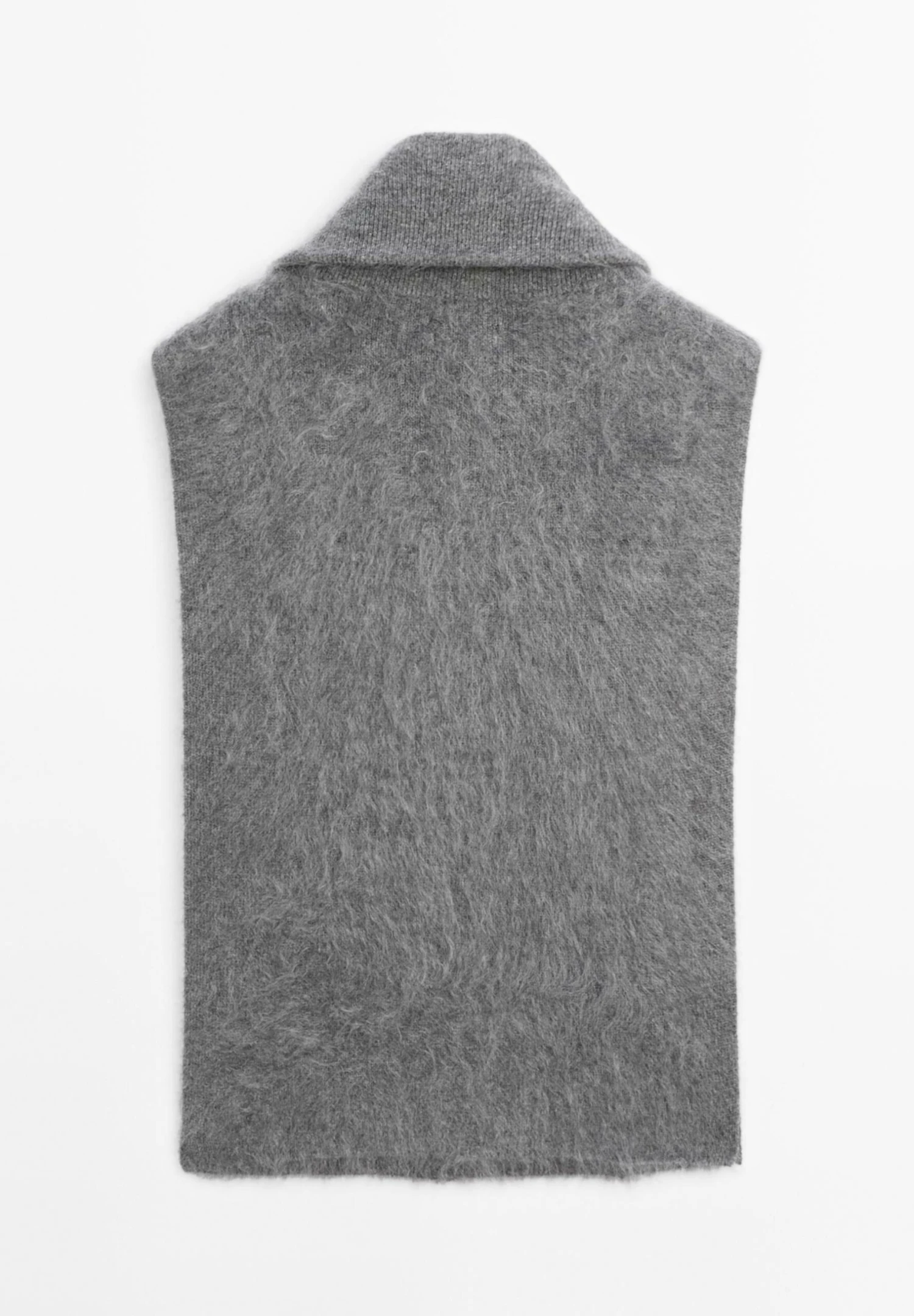 Massimo Dutti LONG ZIPPED - Cape - Grey 9 Massimo Dutti LONG ZIPPED - Cape - Grey - Image 7