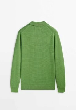 Massimo Dutti Textured - Jumper - Green 18 Massimo Dutti Textured - Jumper - Green -Massimo Dutti Shop b787c84959e643898924e3201ca1ea3f