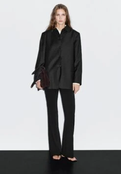 Massimo Dutti CONTRAST COLLAR - Short Coat - Dark Grey 17 Massimo Dutti CONTRAST COLLAR - Short Coat - Dark Grey -Massimo Dutti Shop b78c7478e94b4376b7f43697edead891