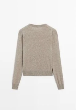 Massimo Dutti CREW NECK SWEATER - Jumper - Light Brown -Massimo Dutti Shop b7eb6d44648549b9ae75f1a1dd71cae0