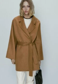 Massimo Dutti Robe With Belt - Classic Coat