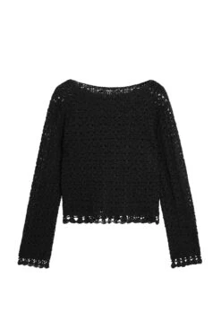 Massimo Dutti LONG FLARED SLEEVES - Jumper - Black 14 Massimo Dutti LONG FLARED SLEEVES - Jumper - Black -Massimo Dutti Shop b810078414f3434790ab3d9decd02576 1